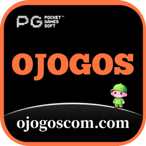 Logo oficial da OJOGOS - Cassino Online Brasil